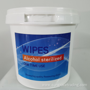 75% Alcohol Medical Antibacterial Sanitizing Disinfecting Wet Wipes Canister